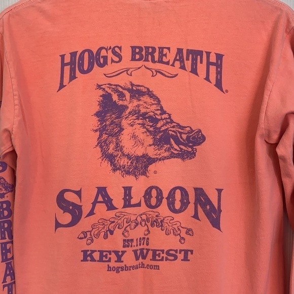 Comfort Colors - Hogs Breath Saloon Key West Graphic Long Sleeve Shirt Small - Picture 12 of 12